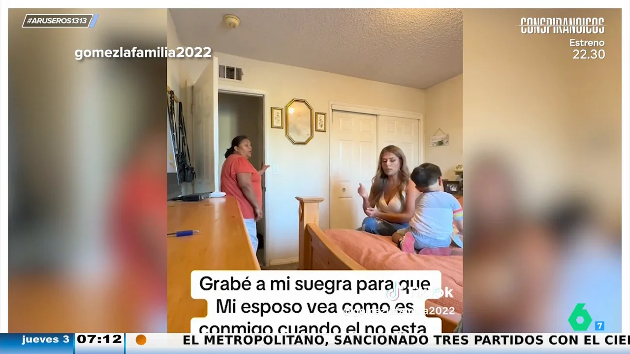 Una mujer graba a su suegra para que su marido vea cómo le trata cuando no está: "¡Ponte a limpiar!"