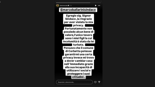 Morata anuncia que cambia de casa porque el alcalde Corbetta violó su privacidad anunciando en redes que viviría allí