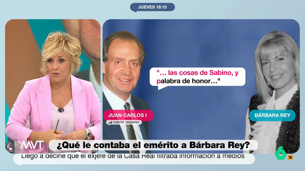 Cristina Pardo reacciona en este vídeo a los audios de las conversaciones entre el rey Juan Carlos y Bárbara Rey en los que el monarca agradece su silencio al general Armada, uno de los líderes del golpe de Estado del 23F.