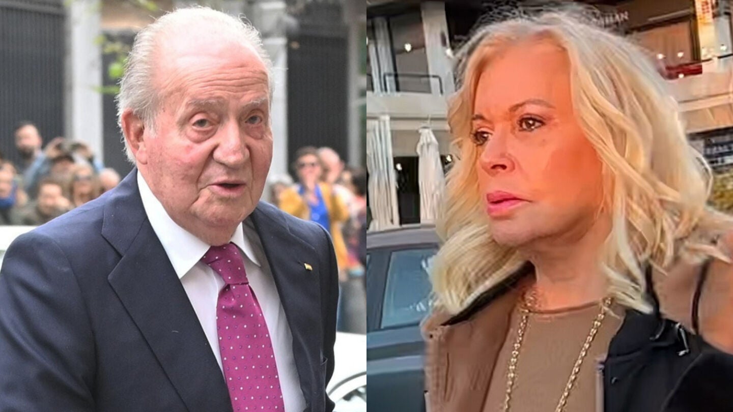 Fotomontaje de B&aacute;rbara Rey y Juan Carlos I.