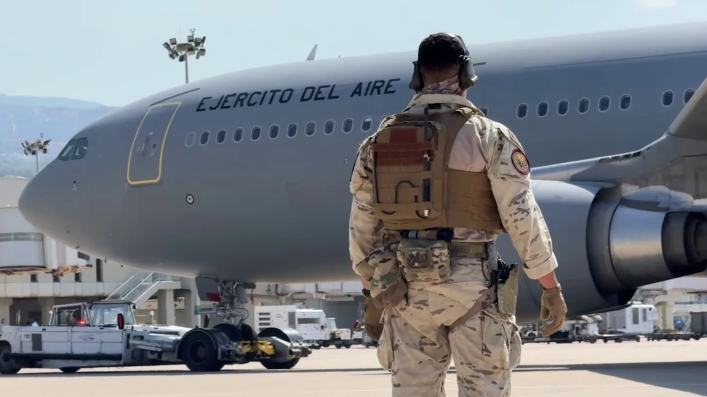 Uno de los aviones del Ejército del Aire Uno de los aviones del Ejército del Aire