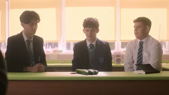 Escena de la temporada 3 de 'Heartstopper'. Escena de la temporada 3 de 'Heartstopper'.