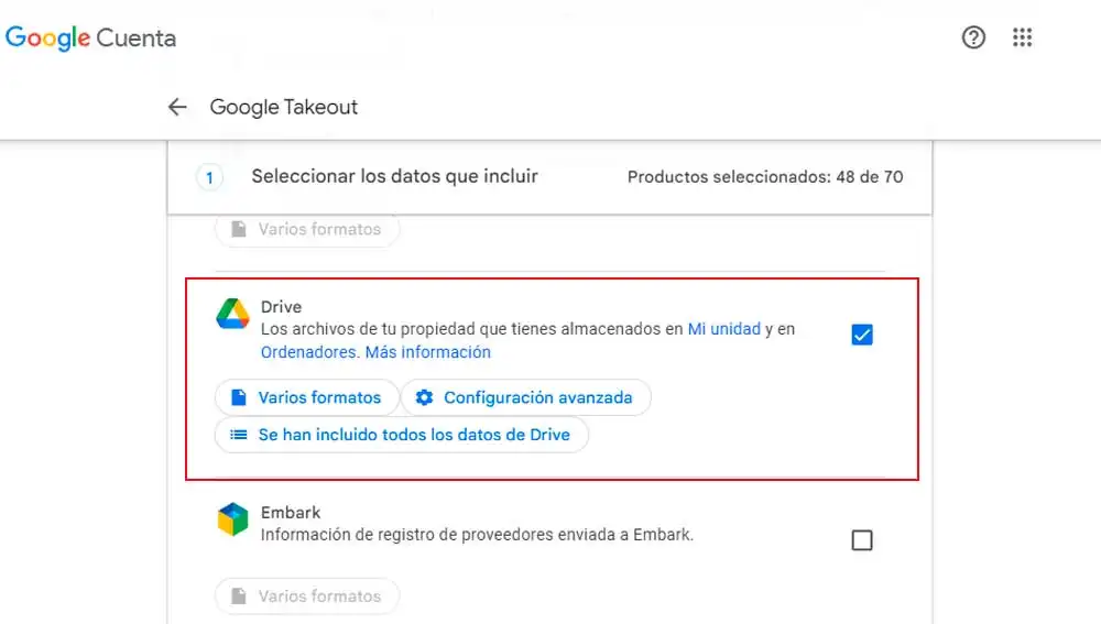 Así es Google Takeout Así es Google Takeout