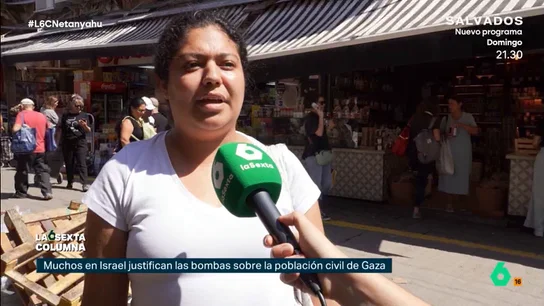 Así justifica una israelí su apoyo a los bombardeos a civiles en Gaza: "Ellos escogieron ser liderados por Hamás" "Gran parte de la opinión pública de Israel piensa que no se pueden separar Hamás de los gazatíes", comenta la profesora Sonia Sánchez en este vídeo donde se analiza la deshumanización desde Israel a los palestinos.