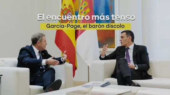 Reunión entre Emiliano García-Page y Pedro Sánchez en Moncloa Reunión entre Emiliano García-Page y Pedro Sánchez en Moncloa