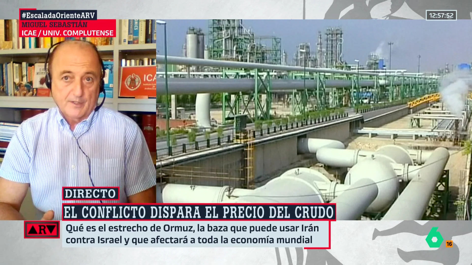 ARV-Miguel Sebastián, sobre el precio del petróleo: "Hay que estar vigilantes, pero por ahora no hay que estar alarmados"