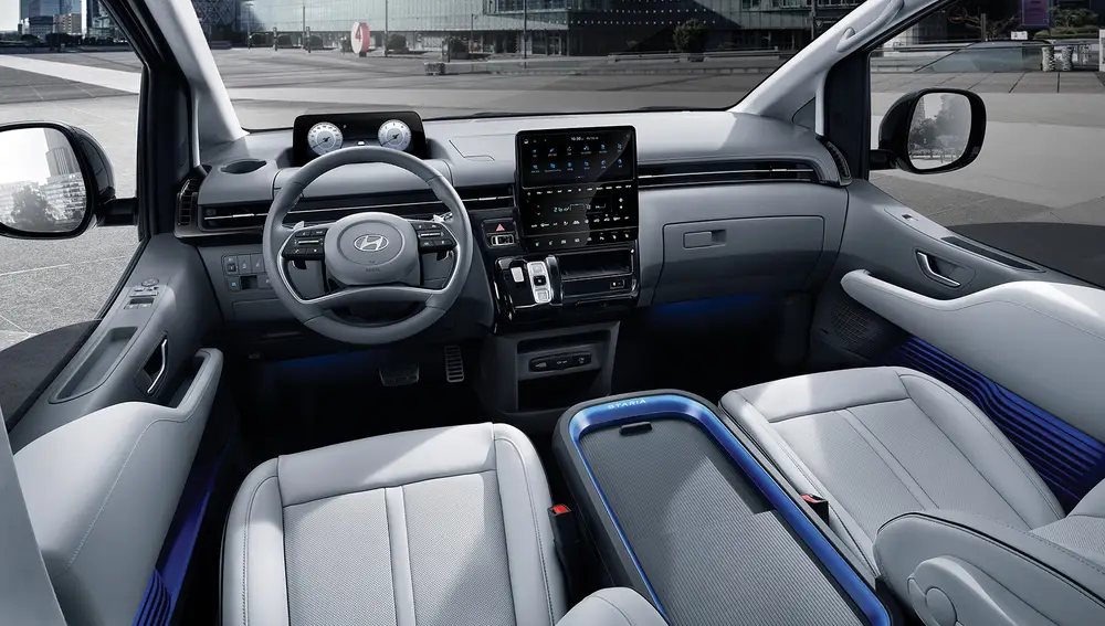 Interior del Hyundai Staria Interior del Hyundai Staria