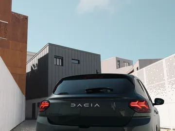 Imagen trasera del Dacia Sandero Stepway Imagen trasera del Dacia Sandero Stepway