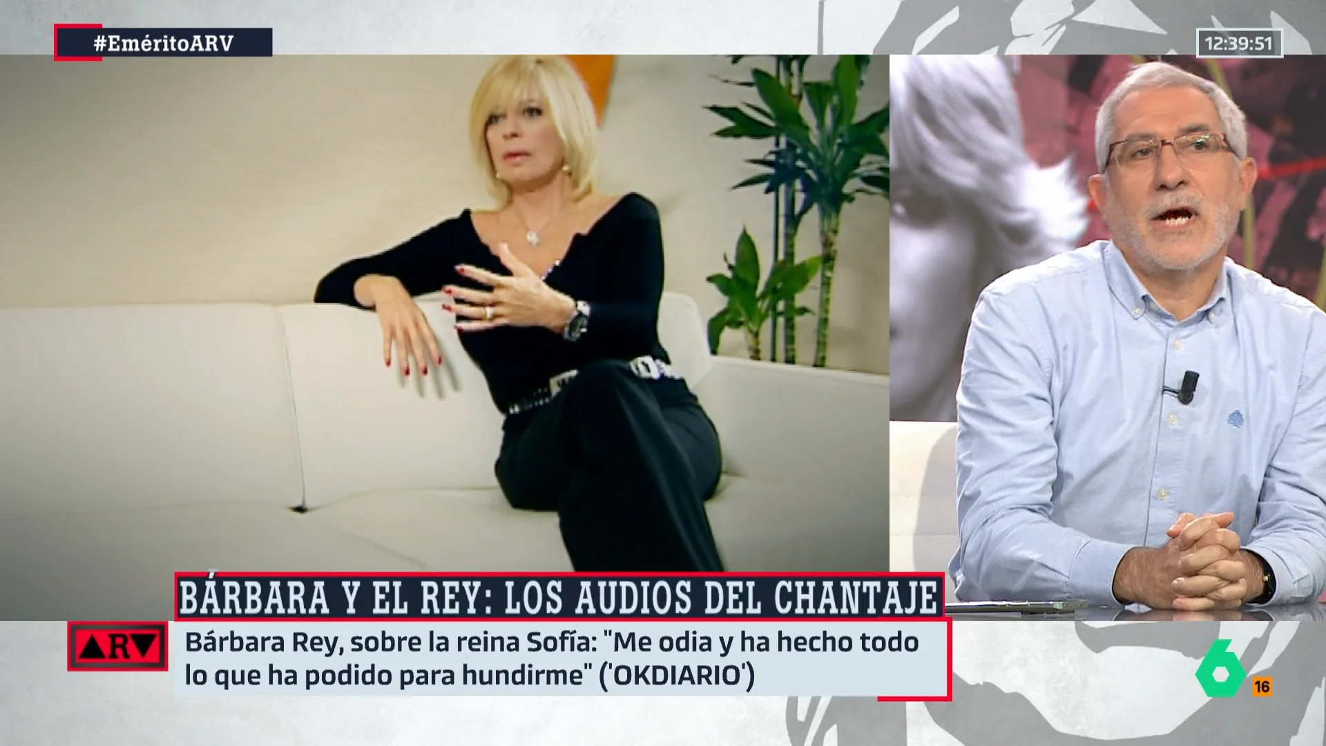 ARV-Gaspar Llamazares reacciona a los audios de Bárbara Rey sobre Juan Carlos I: "Se está derrumbando un mito"