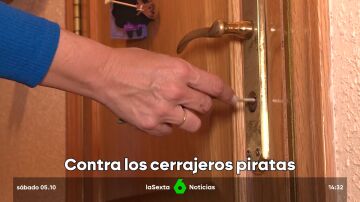 Apertura de una puerta con llave