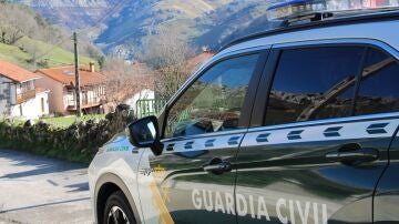 Un vehículo de la Guardia Civil