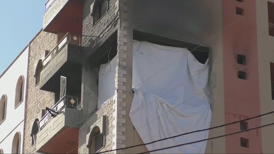 El edificio donde vivía el líder de Hamás asesinado por Israel El edificio donde vivía el líder de Hamás asesinado por Israel