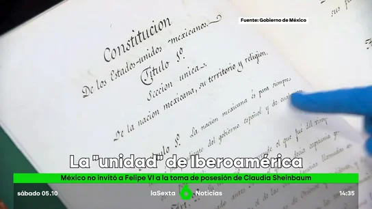 Crisis diplomática con México por la Conquista Crisis diplomática con México por la Conquista