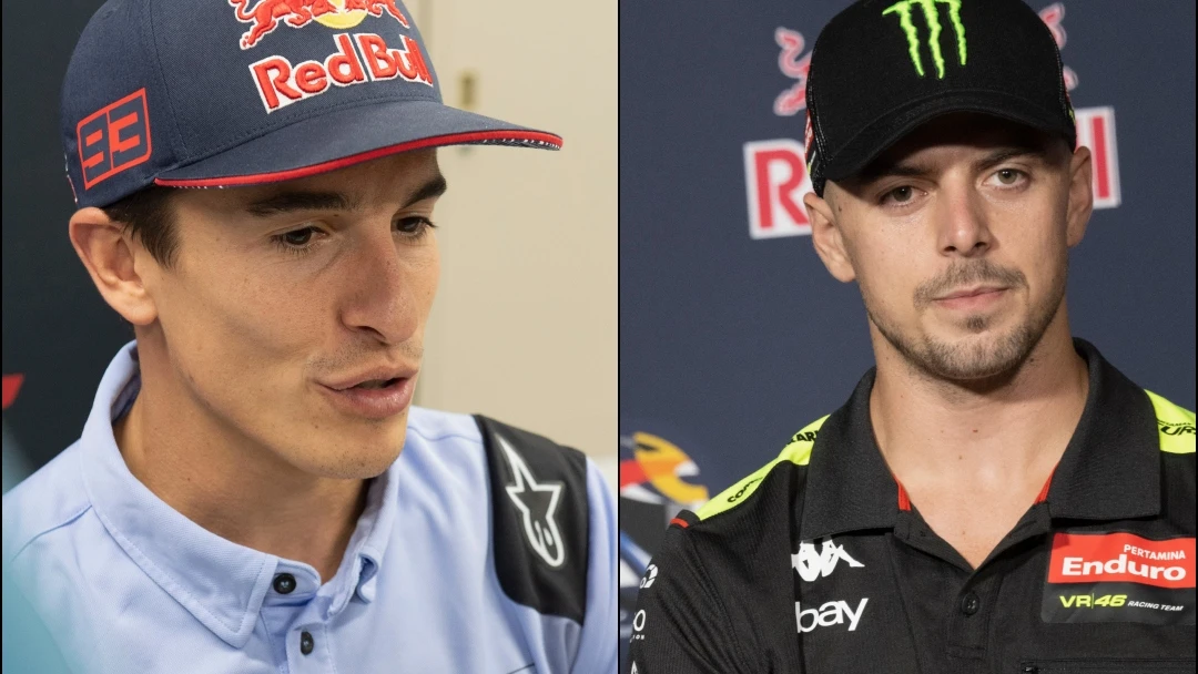 Marc Márquez y Fabio Di Giannantonio