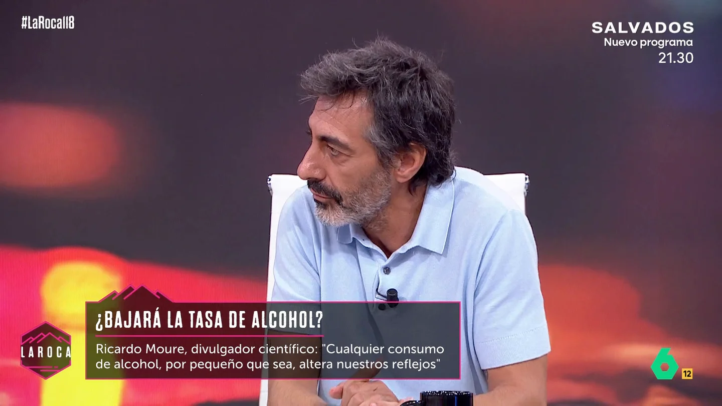 "Bébete lo que quieras y no cojas el coche": Juan del Val, tajante sobre la reducir la tasa de alcohol al volante "Bébete lo que quieras y no cojas el coche": Juan del Val, tajante sobre la reducir la tasa de alcohol al volante