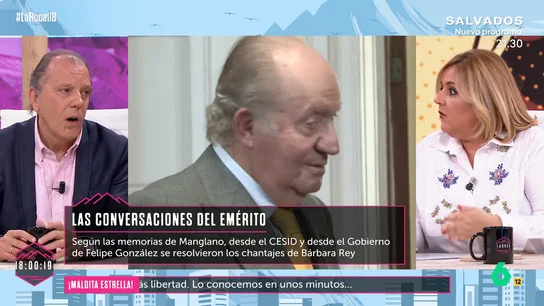 LAROCA Fernando Rueda, sobre los audios de Bárbara Rey con Juan Carlos I: "Llevaban un montón de años de relaciones" LAROCA Fernando Rueda, sobre los audios de Bárbara Rey con Juan Carlos I: "Llevaban un montón de años de relaciones"
