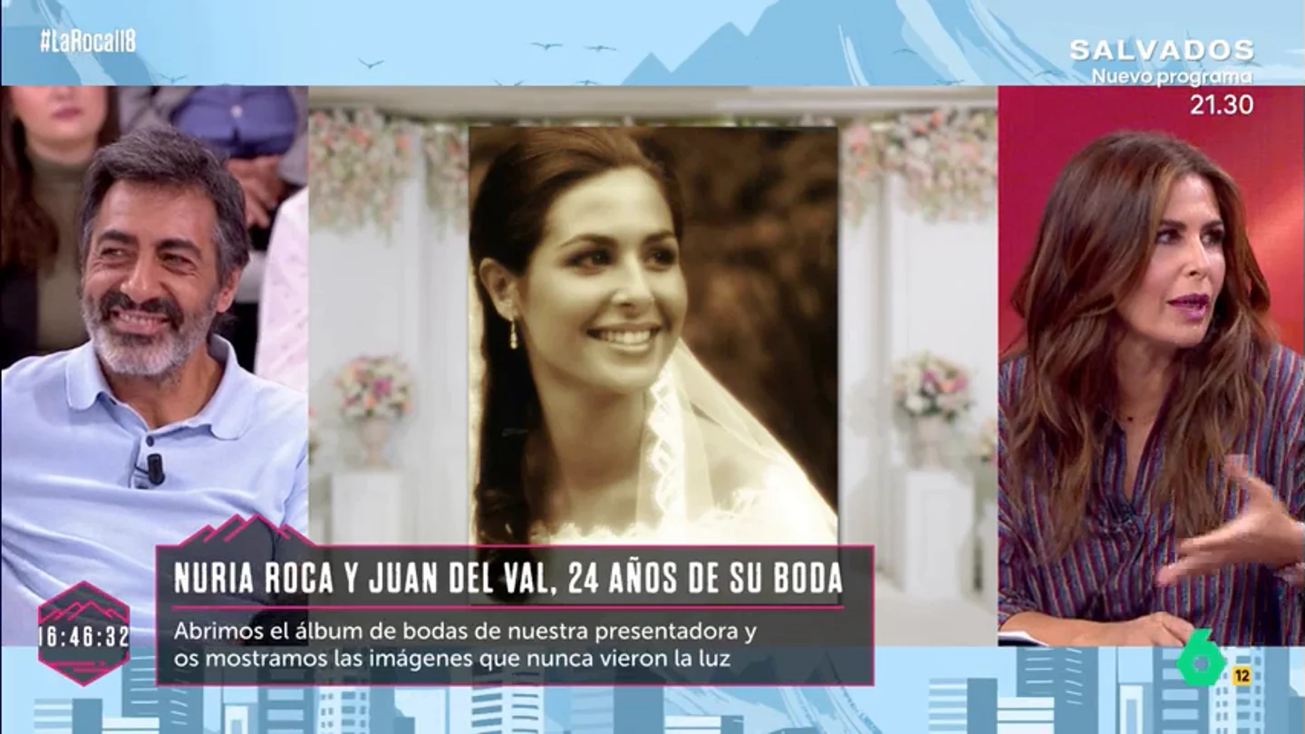 Curiosidades de la boda de Nuria Roca y Juan del Val: "Iba de novia, pero no me casé por la Iglesia" Curiosidades de la boda de Nuria Roca y Juan del Val: "Iba de novia, pero no me casé por la Iglesia"