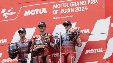 Marc Márquez, Jorge Martín y 'Pecco' Bagnaia