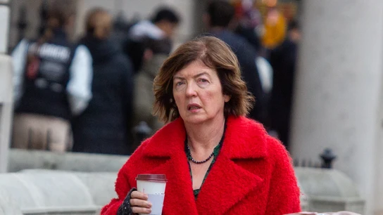 Sue Gray en Westminster. Sue Gray en Westminster.