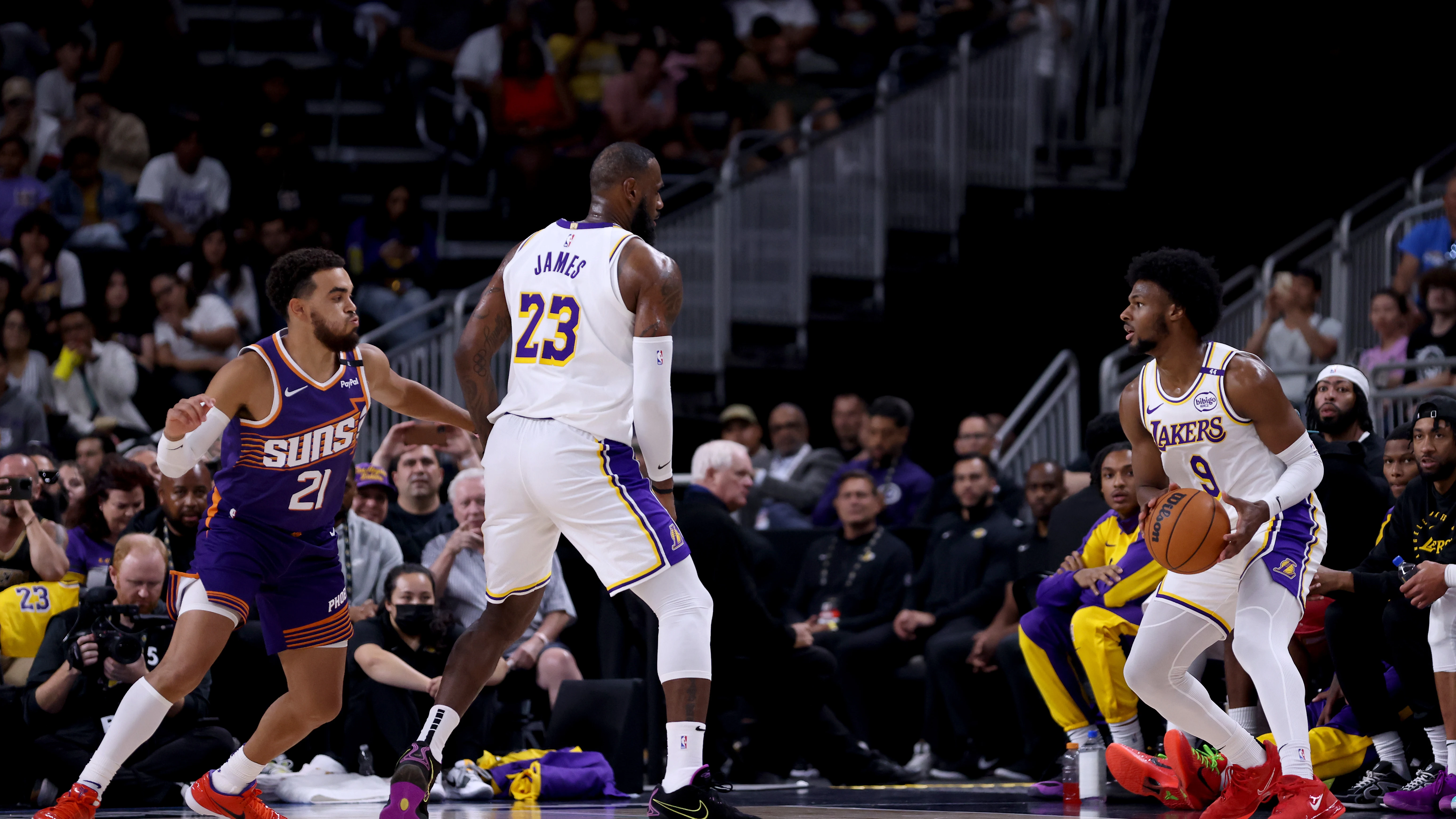 LeBron James y Bronny