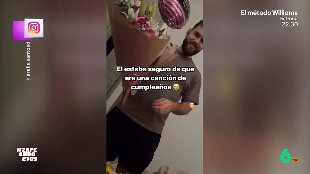 "Estaba seguro de que era una canción de cumpleaños": una joven se hace viral por la peculiar felicitación de su novio