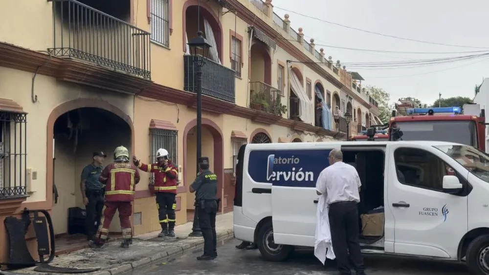 Imagen del inmueble donde han fallecido las cuatro personas de la misma familia