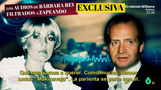 Juan Carlos I 'explica' a Bárbara Rey cómo es su relación con la reina Sofía: "Como mucho vemos juntos 'Makinavaja'" Zapeando utiliza la IA para generar dos llamadas en las que Juan Carlos le cuenta a Bárbara Rey qué tal es Sofía como reina y cómo está su relación con sus tres hijos.