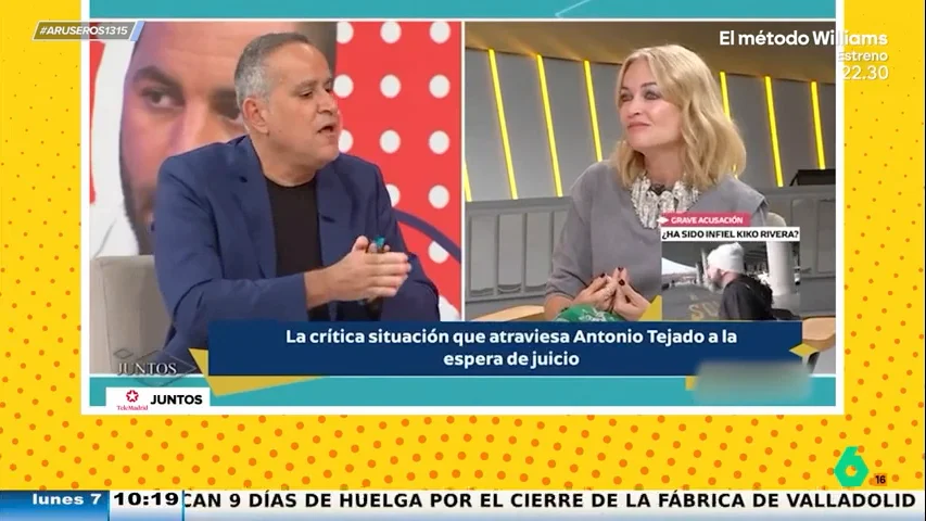 Aurelio Manzano, del discurso sibilino de María del Monte sobre Antonio Tejado: "La primera que le inculpó fue ella"