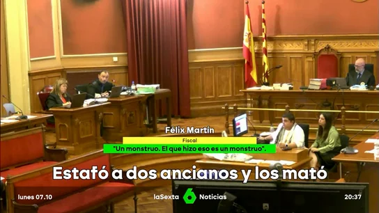 A juicio el "monstruo" que estafó y asesinó a una pareja de ancianos en Barcelona en 2019 A juicio el "monstruo" que estafó y asesinó a una pareja de ancianos en Barcelona en 2019
