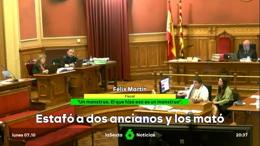A juicio el "monstruo" que estafó y asesinó a una pareja de ancianos en Barcelona en 2019