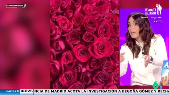 Patricia Benítez, del ramo de rosas de Paloma Cuevas: "Álvaro Morata hizo algo parecido con Alice Campello" Patricia Benítez, del ramo de rosas de Paloma Cuevas: "Álvaro Morata hizo algo parecido con Alice Campello"