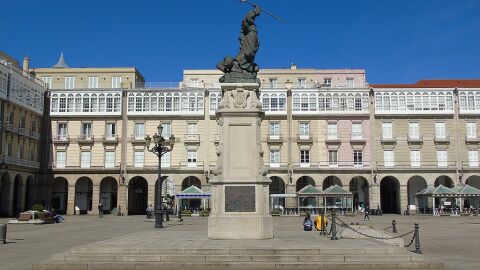 Estatua de María Pita en A Coruña
