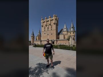 Larry Shy en el Alcázar de Segovia en TikTok