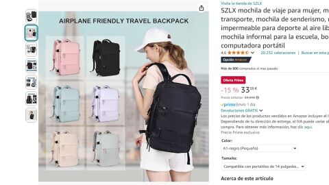 Mochila viral de Amazon