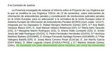 Acta de la reuni&oacute;n de la Ponencia de la reforma, el 31 de julio de 2024