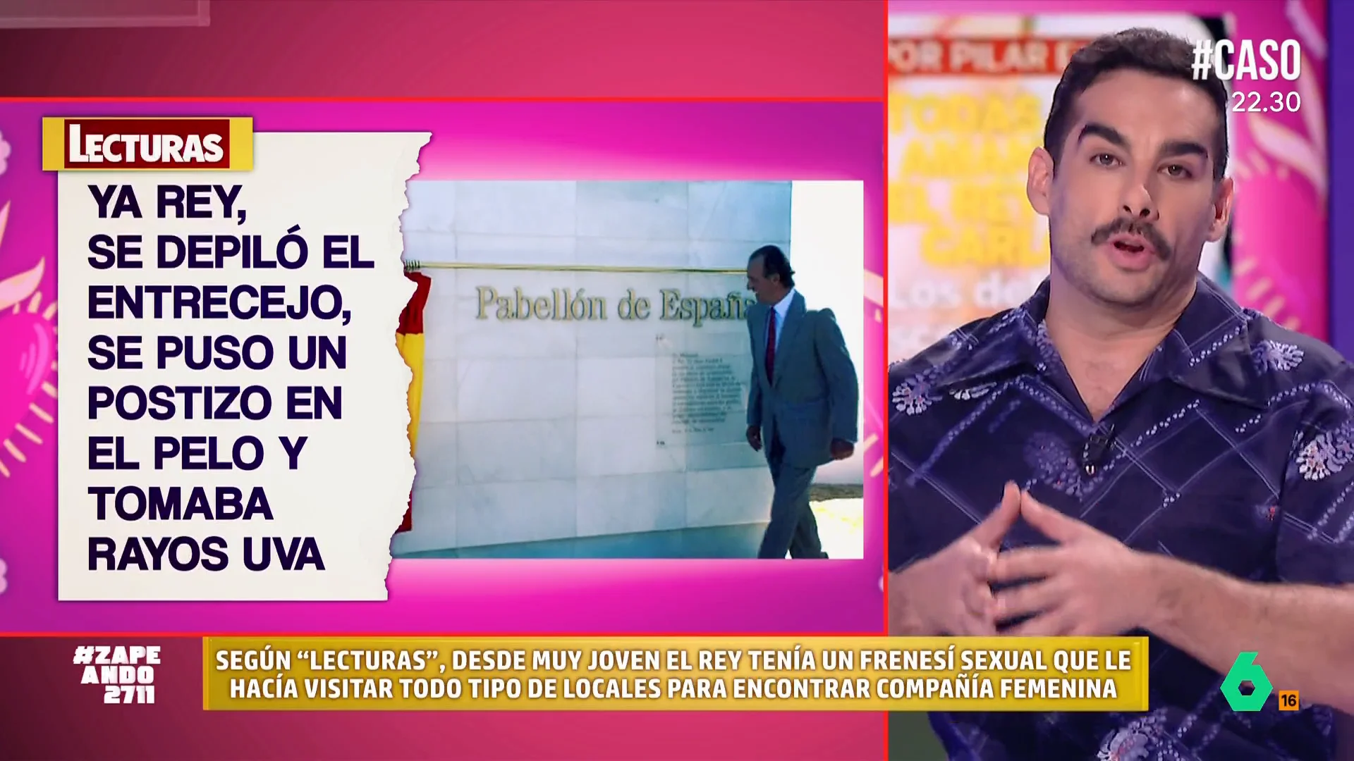 Juan Sanguino desvela el 'morning routine' del rey Juan Carlos I: de depilarse el entrecejo a darse rayos uva