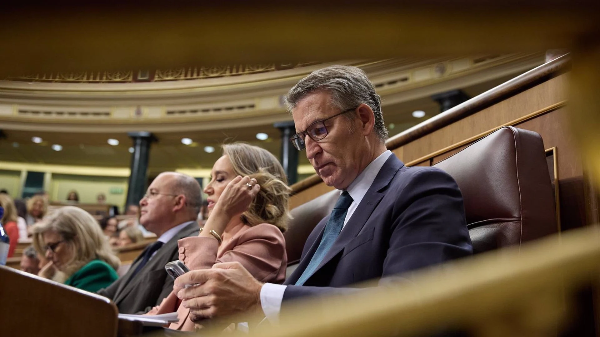 Bancada del PP en el Congreso