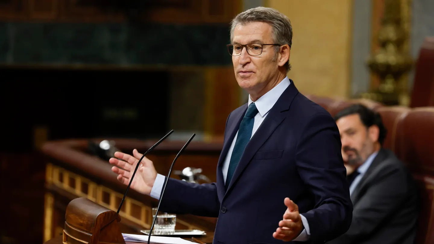 Imagen de Alberto Núñez Feijóo en el Congreso de los Diputados. Imagen de Alberto Núñez Feijóo en el Congreso de los Diputados.