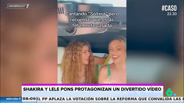 El vídeo viral de Shakira y Lele Pons en el coche: "Cantando 'Soltera', pero recuerdas que estás felizmente casada"