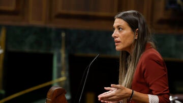 La diputada de JxCAT Miriam Nogueras, interviene este mi&eacute;rcoles en el Congreso