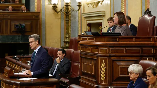 Alberto Núñez Feijóo y Francina Armengol. Alberto Núñez Feijóo y Francina Armengol.