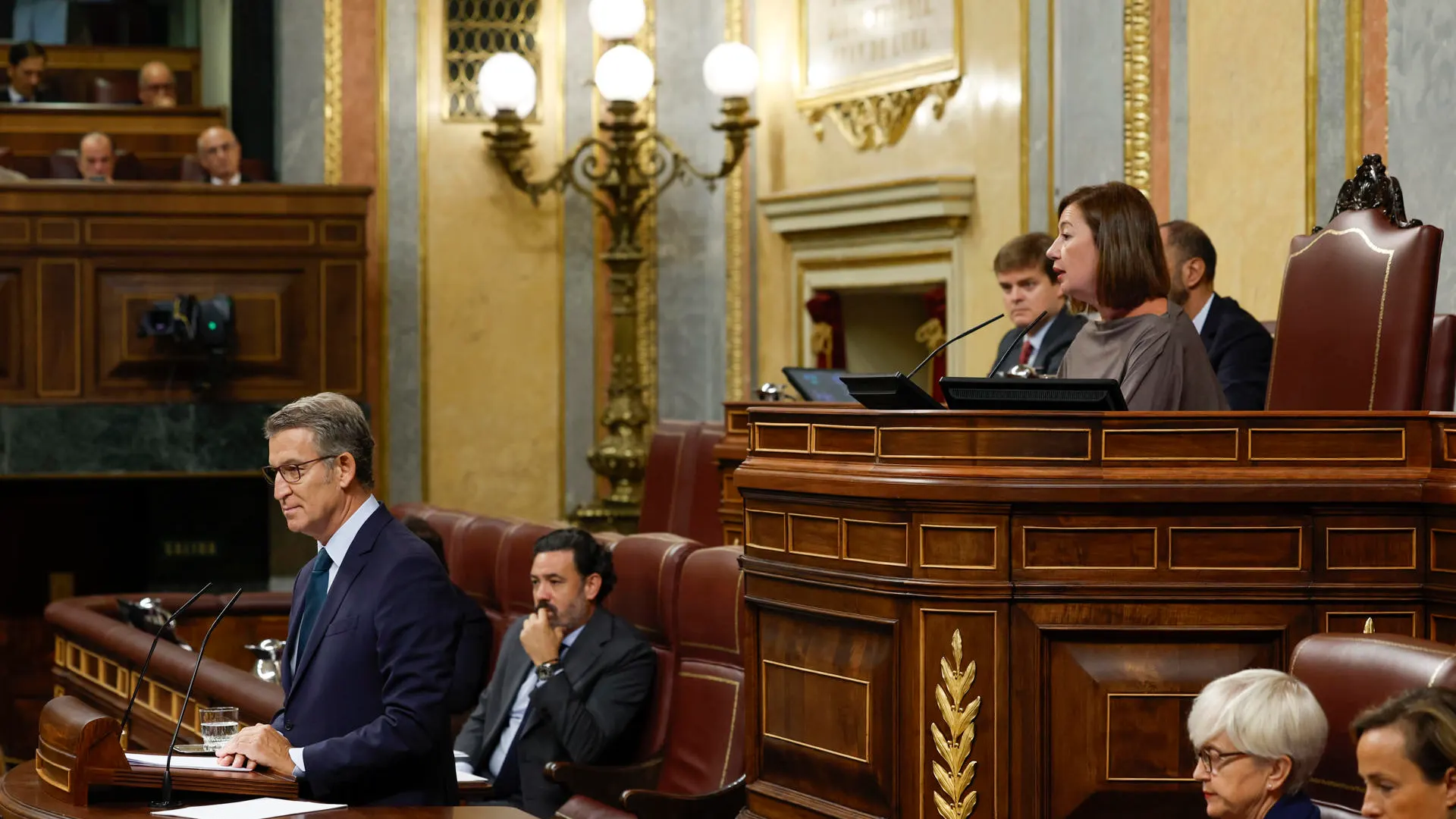 Alberto Núñez Feijóo y Francina Armengol.