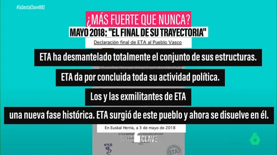El fantasma de ETA, en el presente del PP y en el sufrimiento de unas víctimas que aún piden justicia El fantasma de ETA, en el presente del PP y en el sufrimiento de unas víctimas que aún piden justicia
