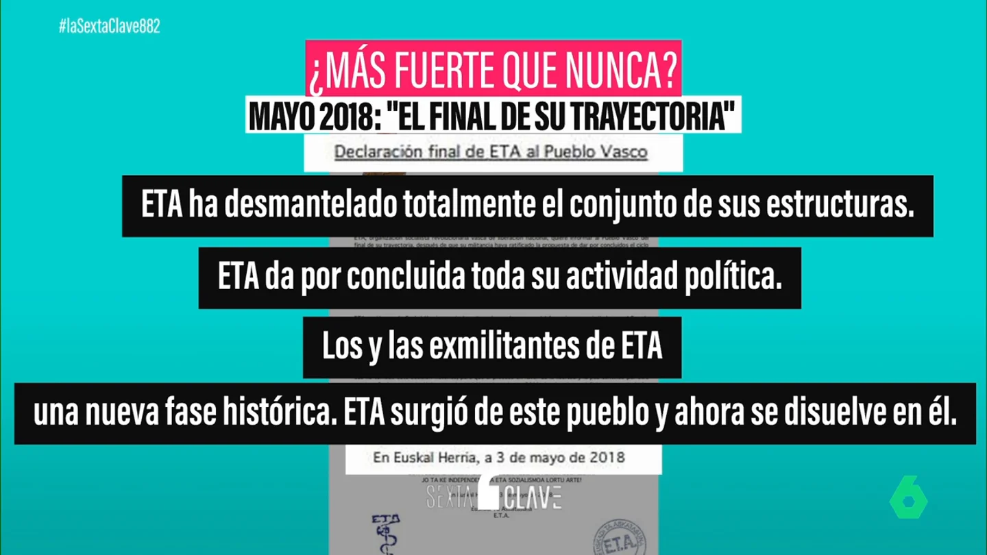 El fantasma de ETA, en el presente del PP y en el sufrimiento de unas víctimas que aún piden justicia El fantasma de ETA, en el presente del PP y en el sufrimiento de unas víctimas que aún piden justicia