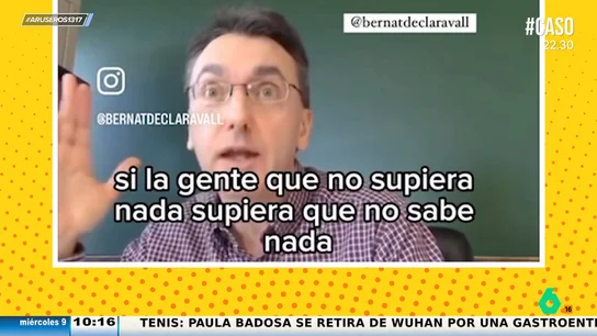 Jesús G. Maestro, a los que no saben nada y están en todas partes: "Si lo supieran, qué favor nos harían" Jesús G. Maestro, a los que no saben nada y están en todas partes: "Si lo supieran, qué favor nos harían"