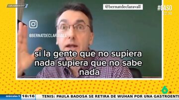 Jesús G. Maestro, a los que no saben nada y están en todas partes: "Si lo supieran, qué favor nos harían"