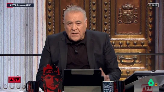 ARV-Ferreras: "Lo más terrible de esto es que PP y PSOE son los partidos que más han sufrido los años de plomo y sangre de ETA" ARV-Ferreras: "Lo más terrible de esto es que PP y PSOE son los partidos que más han sufrido los años de plomo y sangre de ETA"