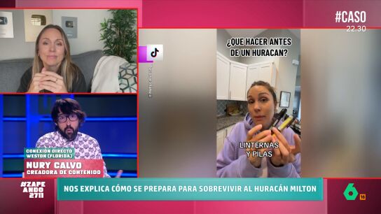 La espa&ntilde;ola vive en Florida con su familia y ya est&aacute;n preparados para la llegada del hurac&aacute;n. Desde hace unos d&iacute;as cuentan con una caja con productos imprescindibles ante las consecuencias que puede traer este fen&oacute;meno atmosf&eacute;rico a su zona. 