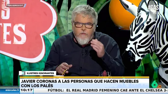 Javier Coronas, a los que hacen muebles con palés: "Os estáis comiendo todos, hípsters de los cojones" Javier Coronas, a los que hacen muebles con palés: "Os estáis comiendo todos, hípsters de los cojones"