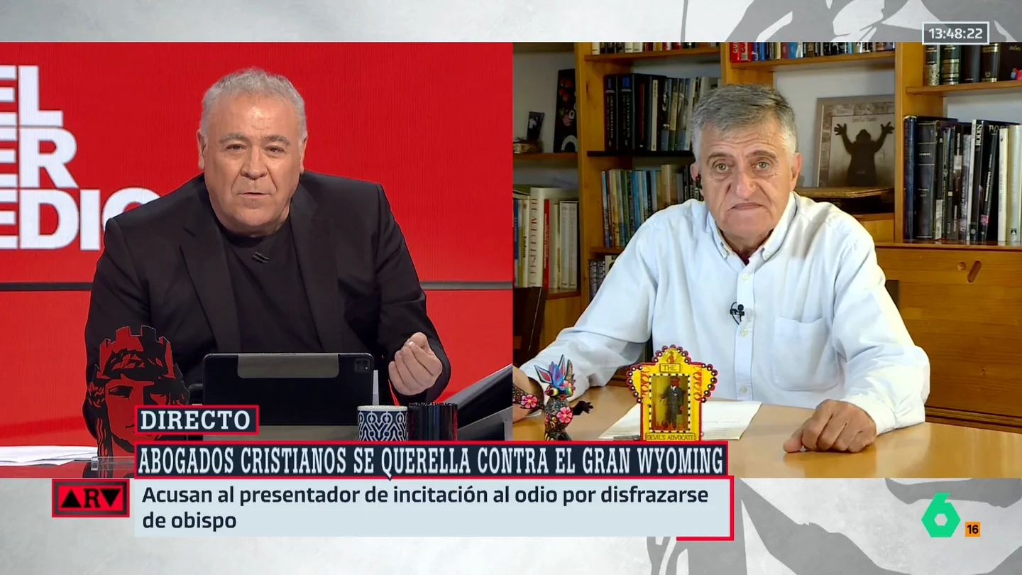 ARV-Wyoming bromea sobre la querella de Abogados Cristianos: "Espero que no me toque el juez Peinado" ARV-Wyoming bromea sobre la querella de Abogados Cristianos: "Espero que no me toque el juez Peinado"